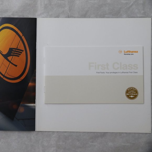 Lufthansa Airlines First Class First Facts Brochure Booklet Information Book LH - Picture 2 of 6
